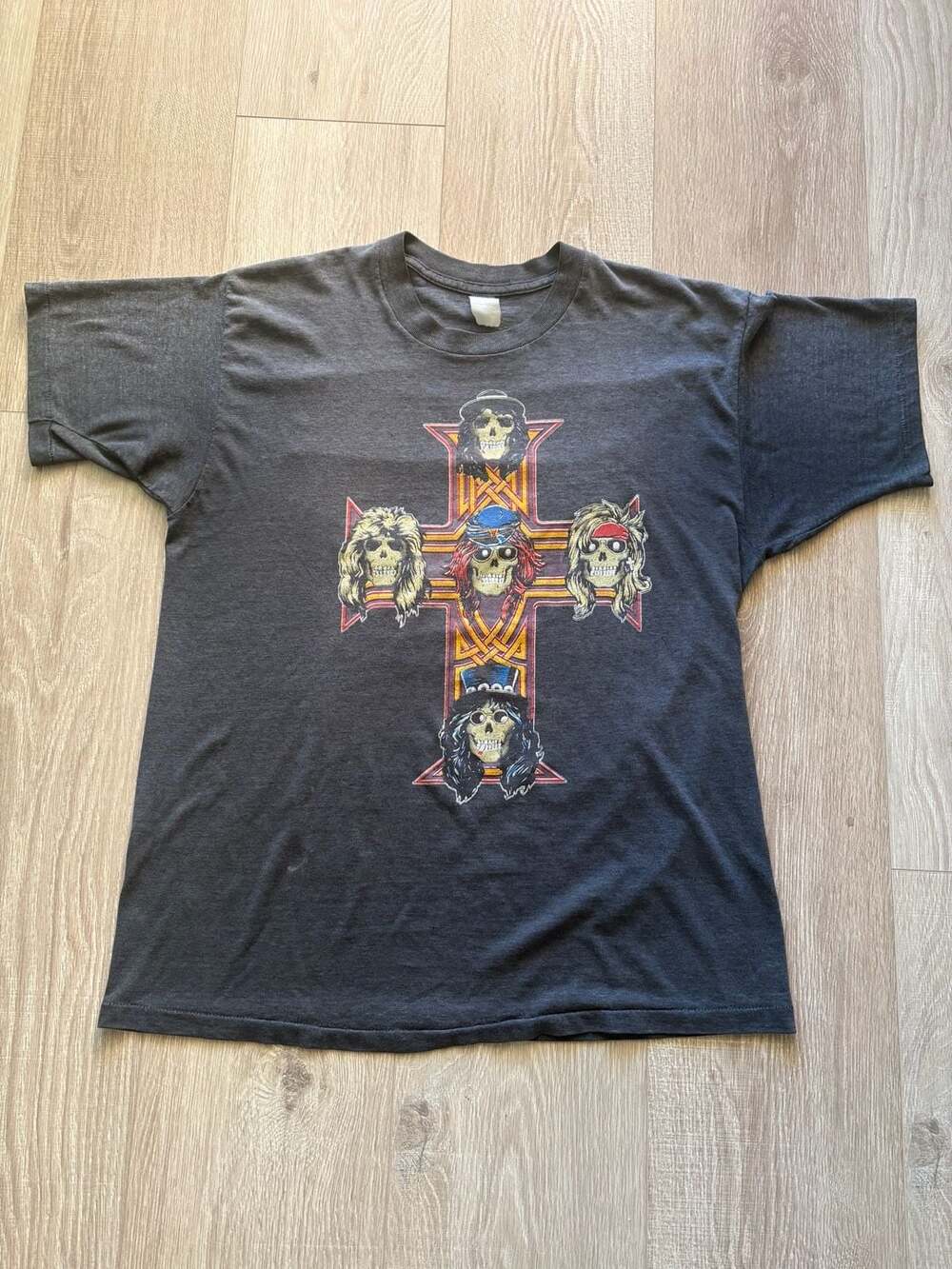 Vintage 1987 Guns N' Roses Appetite For Destruction Single Stitch Band T-Shirt